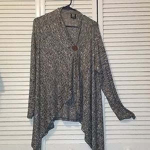 Bobeau Variegated Cardigan